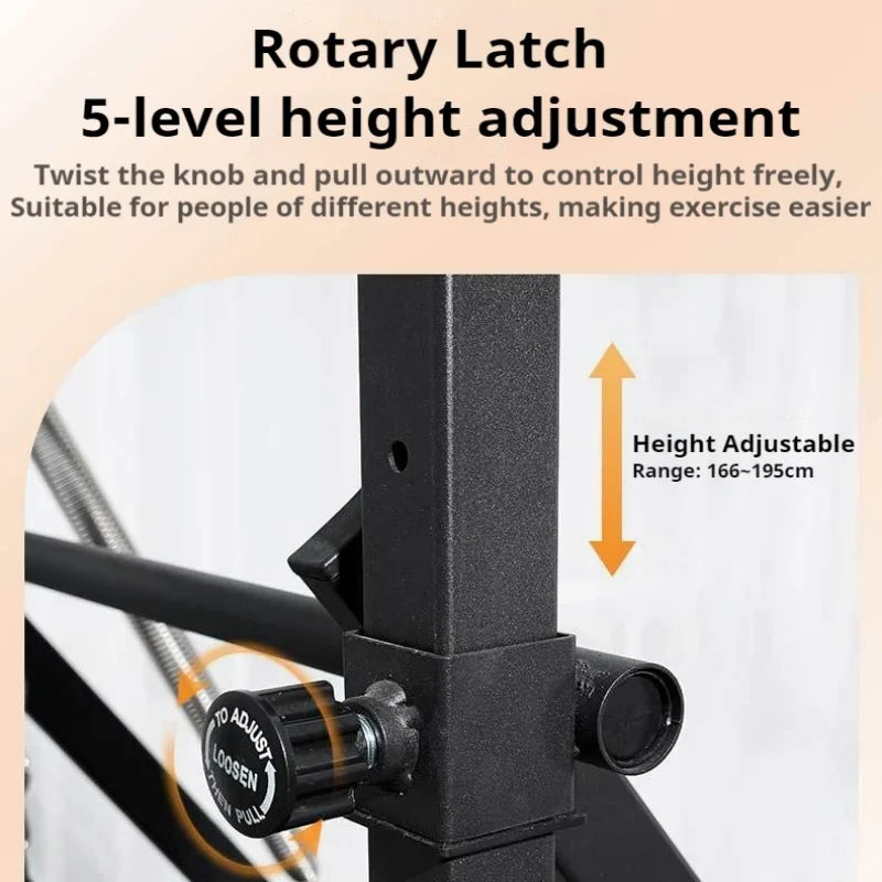 Folding Pilates Semi-high Tower Retractable and Detachable Iron Commercial and Household Yoga Training Bed Semi-high Tower