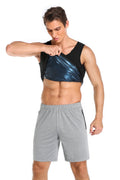 Men Sweat Workout Tank Top Shaper Sauna Vest Sweat Suit Shapewear Tank Top Workout Weight Loss Body Sweatsuit Exercise Fitness